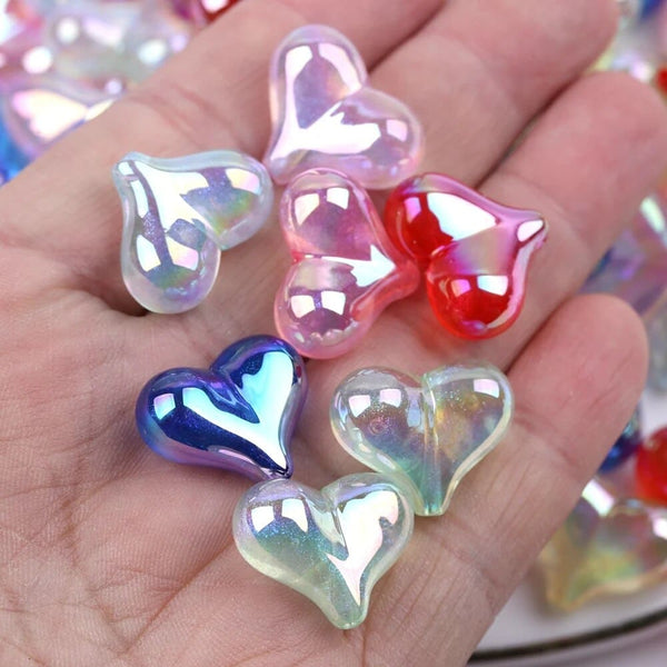 Heart Shape Acrylic Beads